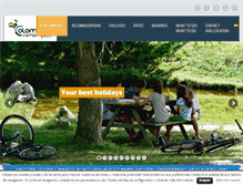 Tablet Screenshot of campingcolombres.com